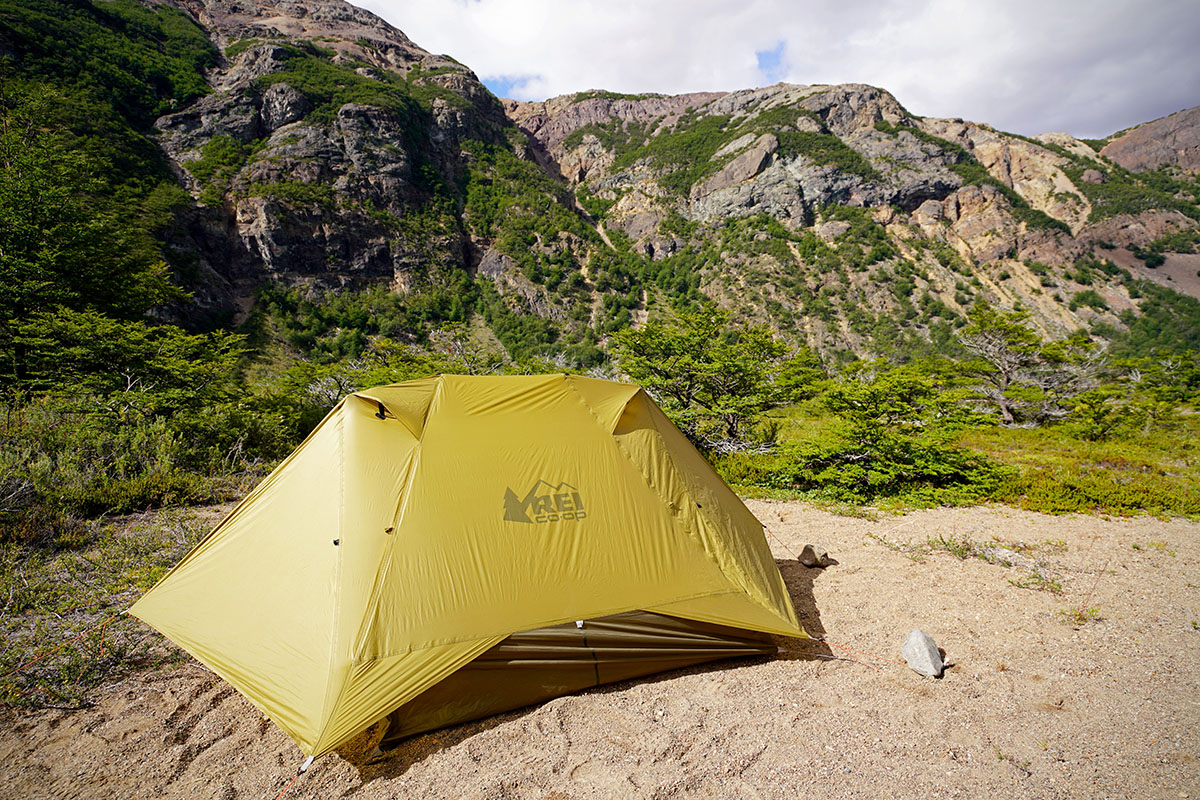 REI Co-op Flash Air 2 backpacking tent (mountain views)